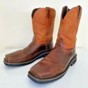 Justin Switch Cowboy Safety Toe Boot Size 11.5 D